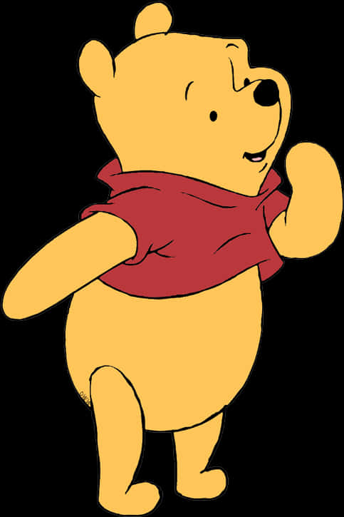 Download Winnie The Pooh Standing | Wallpaperscom