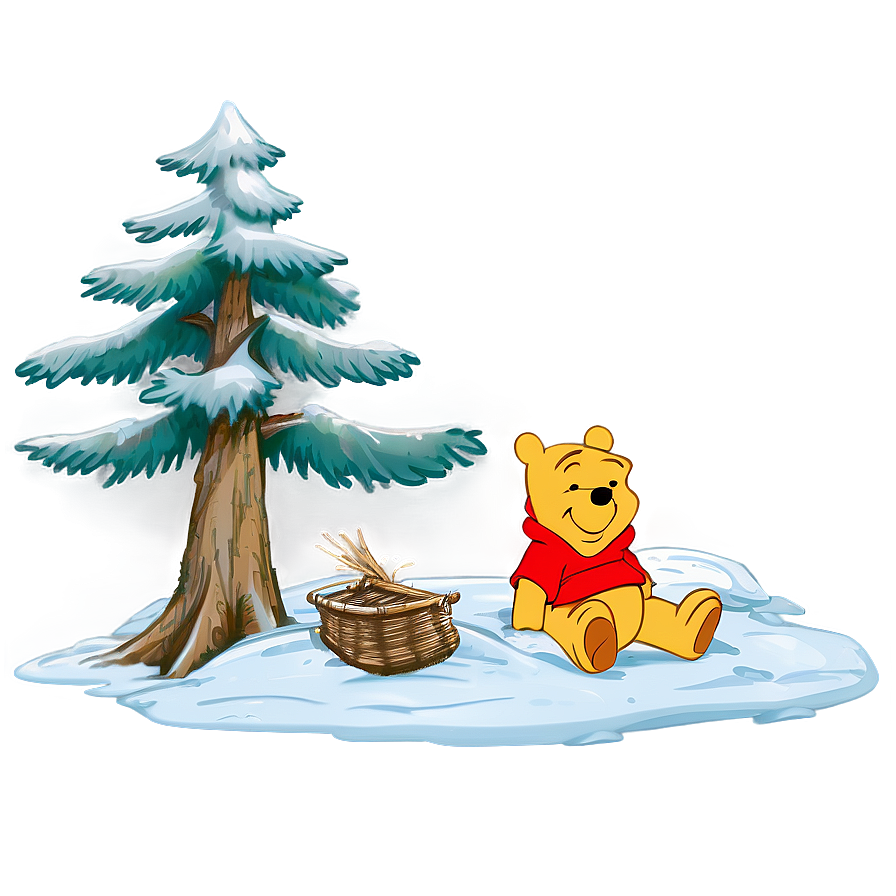 Download Winnie The Pooh Winter Png 05062024 | Wallpapers.com