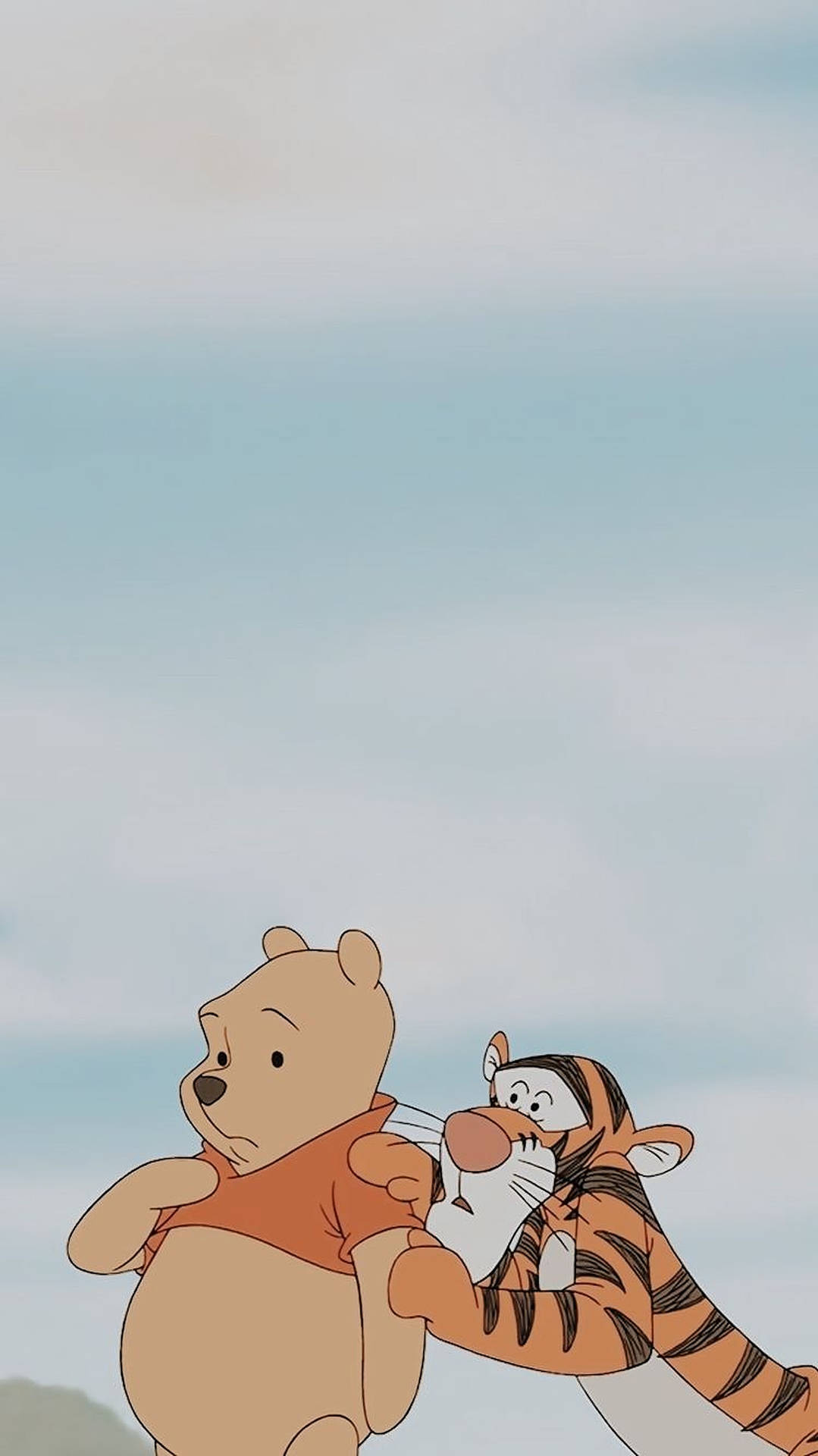 Winnie The Pooh With Tigger Background