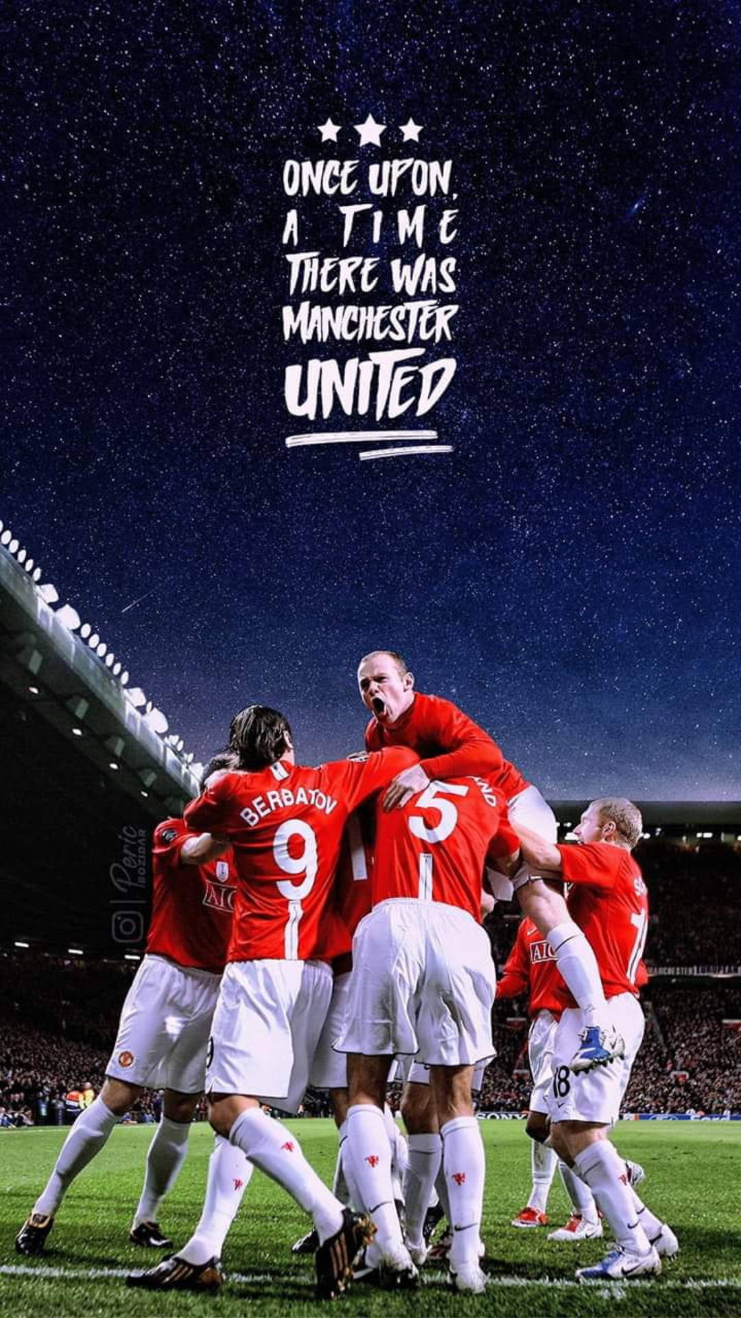 Winning Huddle Of The Manchester United Mobile Wallpaper