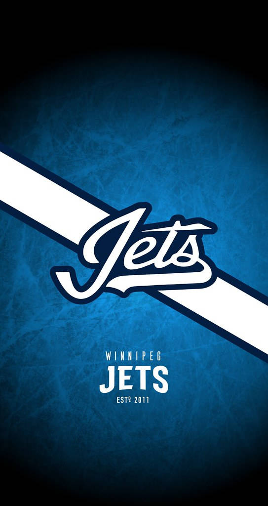 Winnipeg Jets Classic Lettering Logo Wallpaper