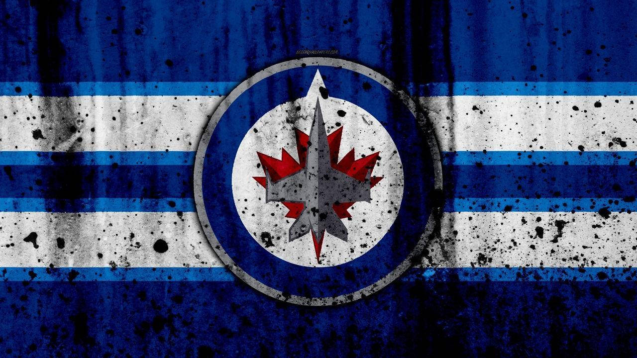 Winnipeg Jets Flag Logo Wallpaper