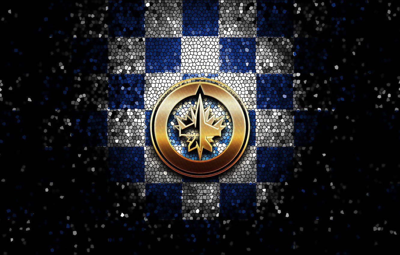 Winnipeg Jets Gold Logo Wallpaper
