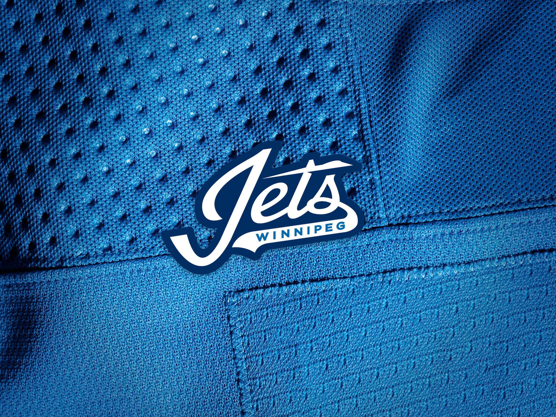 Winnipeg Jets Logo On Jersey Wallpaper