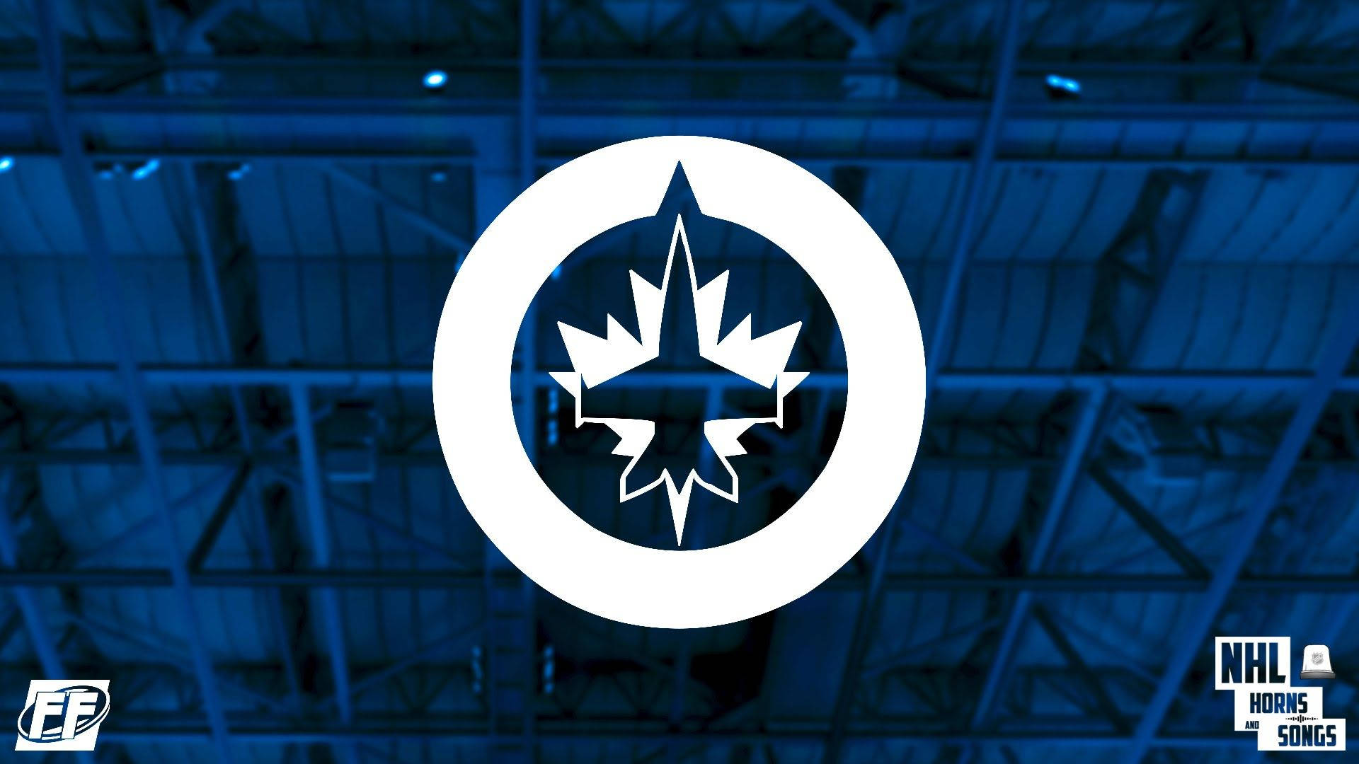 Winnipeg Jets Minimalist Logo Wallpaper