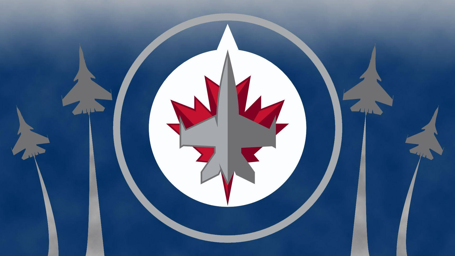 Winnipeg Jets Simple Art Wallpaper