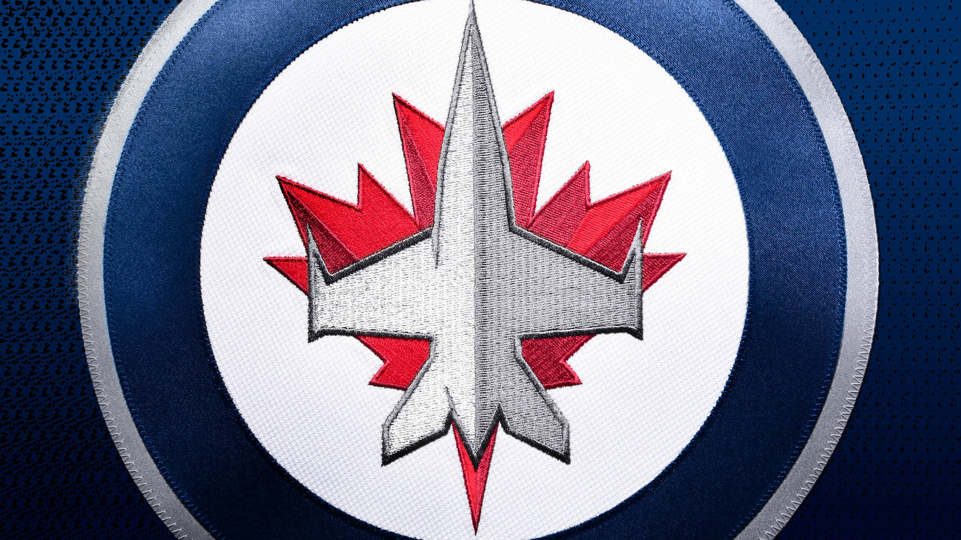 Logotipobordado De Los Winnipeg Jets Fondo de pantalla