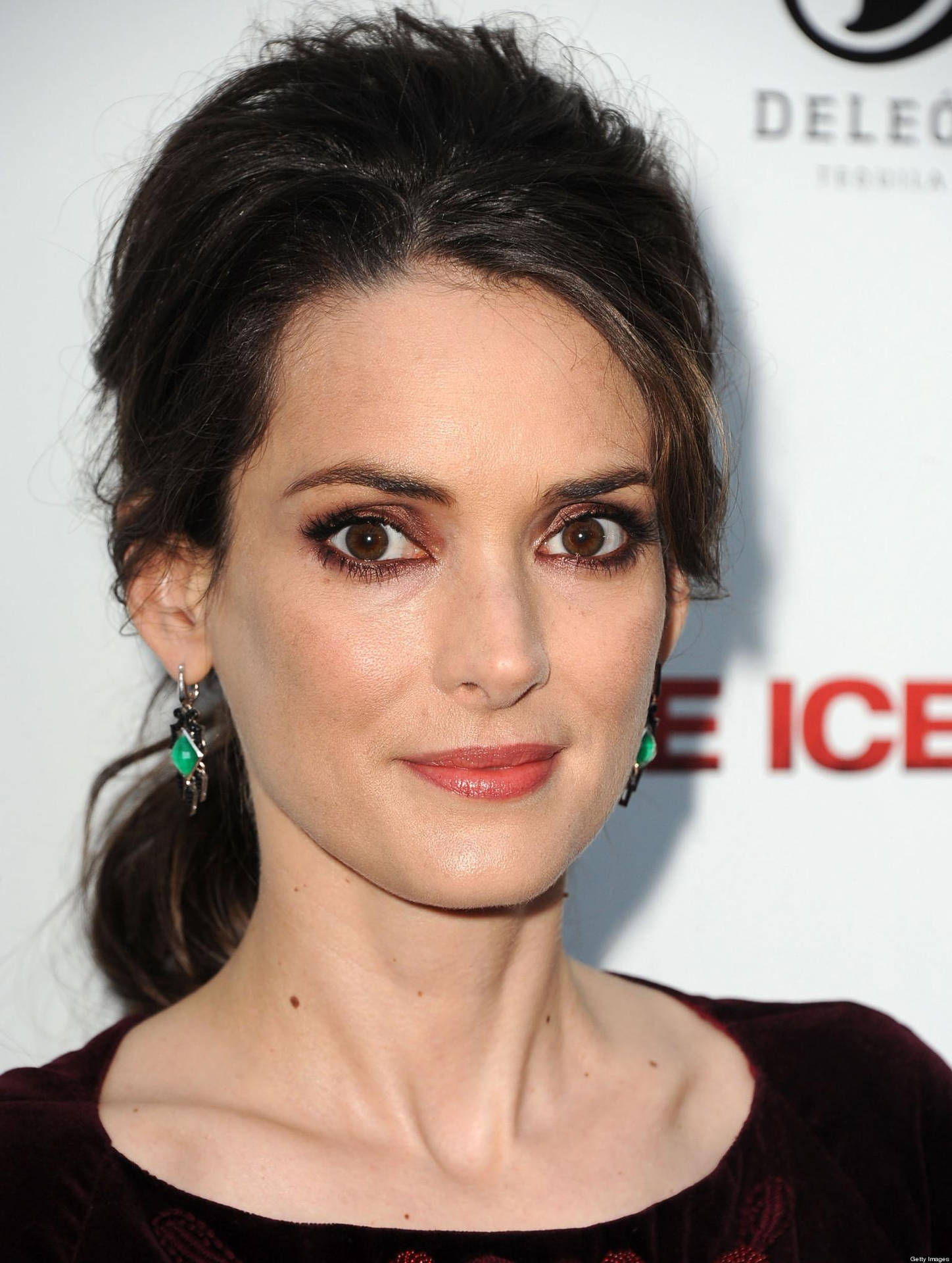 Winona Ryder In A Bouffant Ponytail Wallpaper
