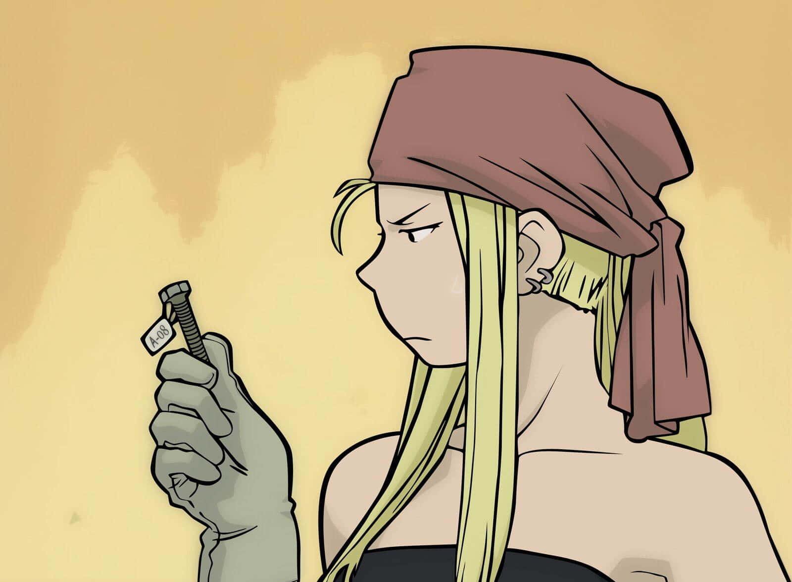 Winry Rockbell - The Skilled Automail Mechanic Wallpaper