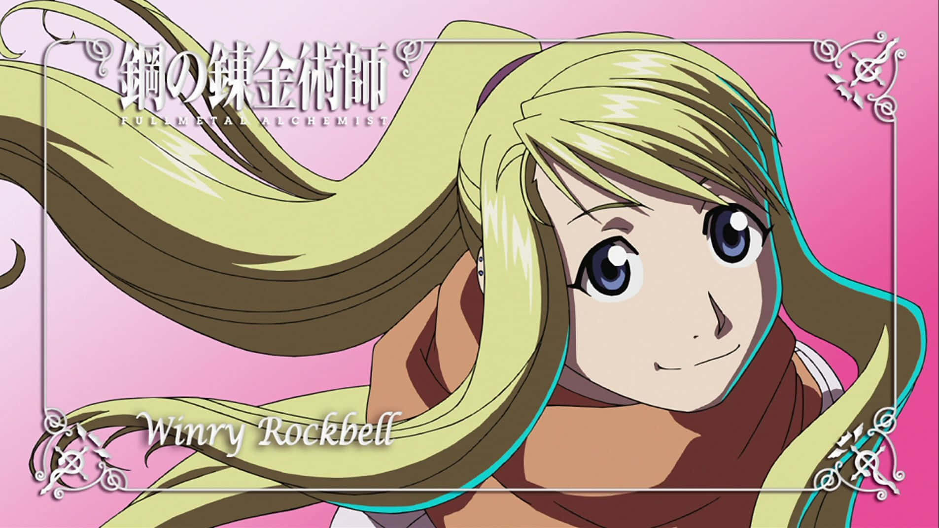 Winry Rockbell - A Talented Mechanic and Lovable Character Wallpaper