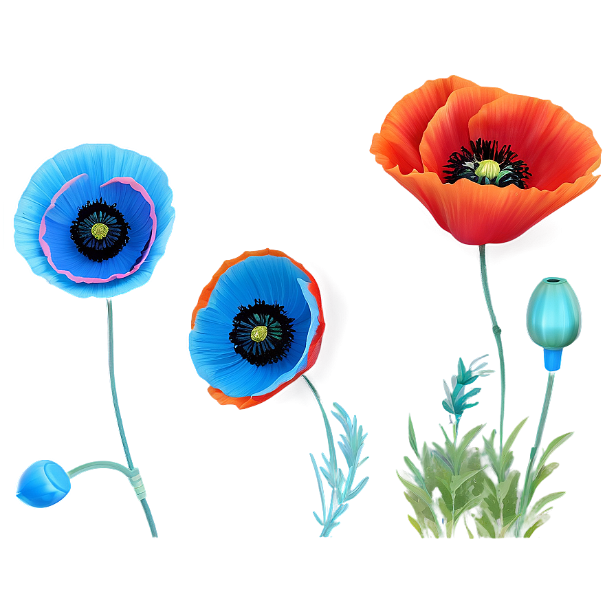 Winsome Poppy Png Lhm43 PNG