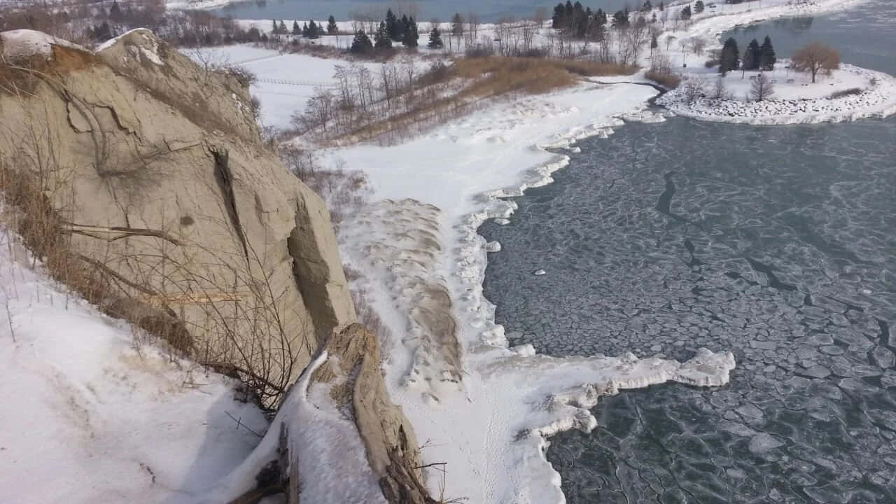 Winter_ At_ Scarborough_ Bluffs Wallpaper