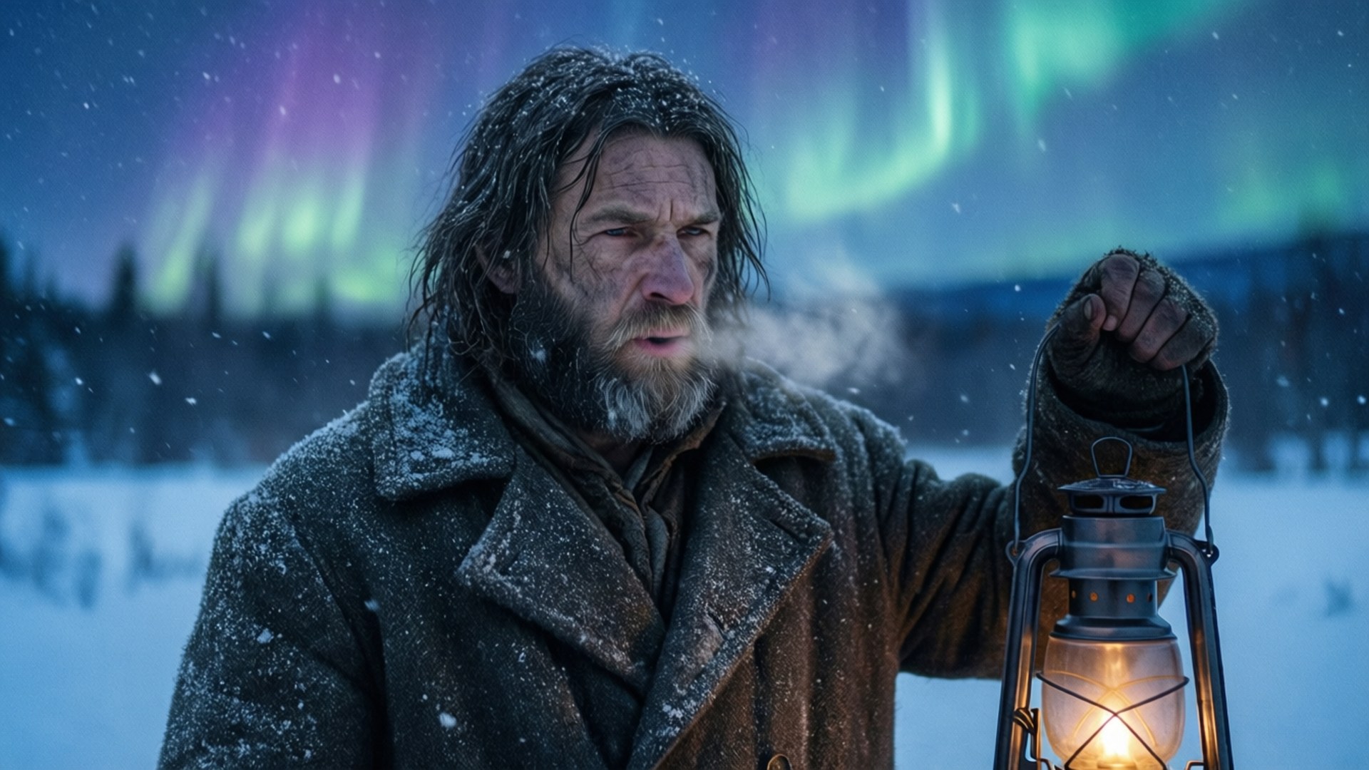 Vinter Aurora Bakgrundsbilder