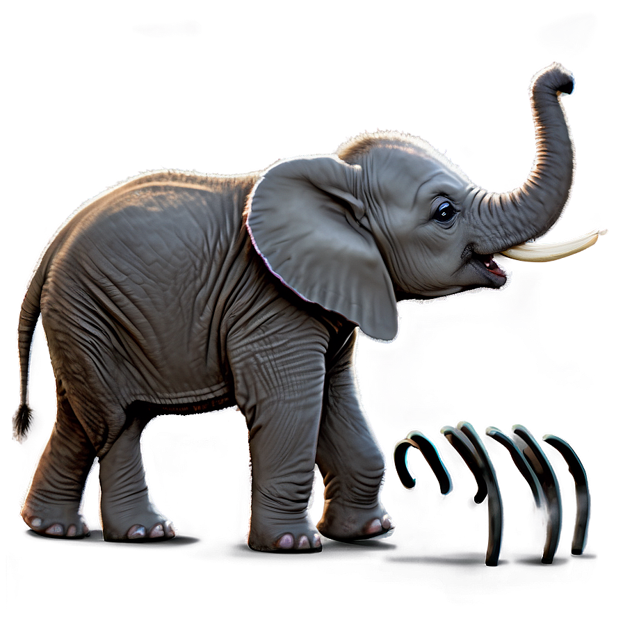 Winter Baby Elephant Png 50 PNG