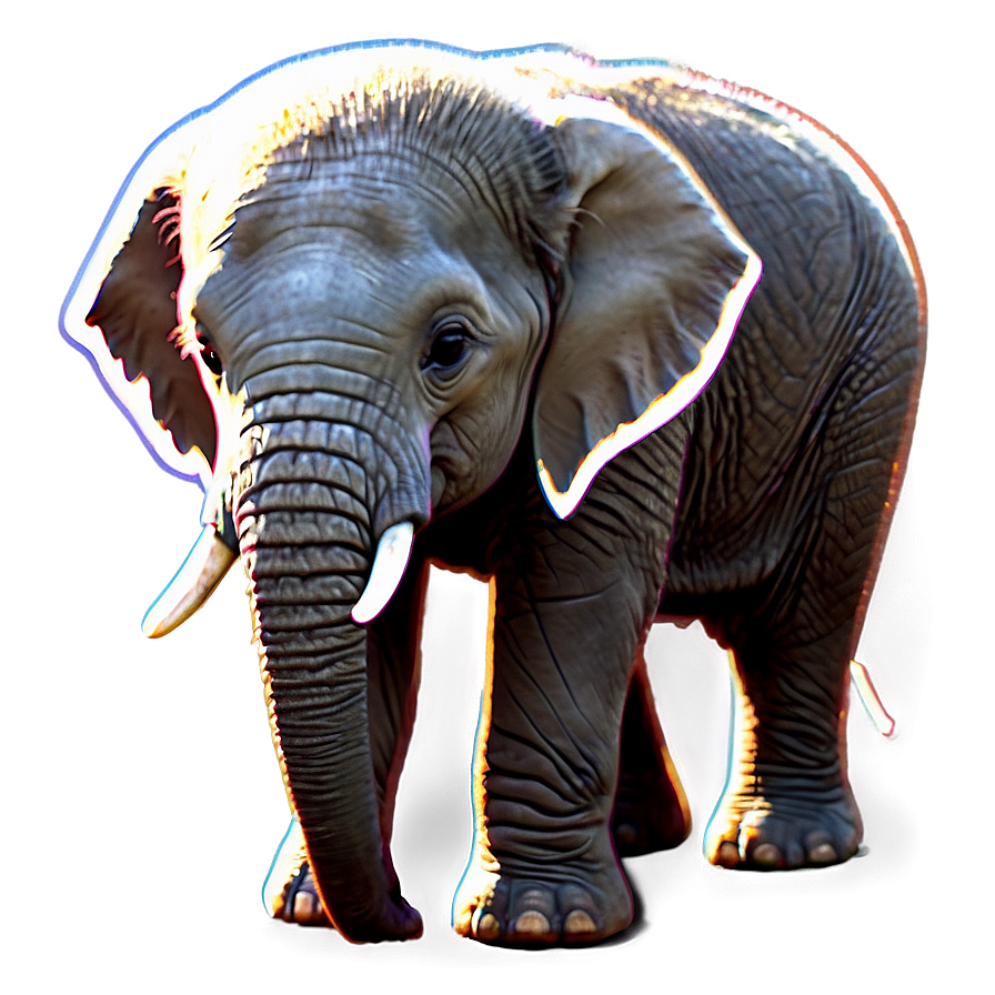 Winter Baby Elephant Png Mmf43 PNG