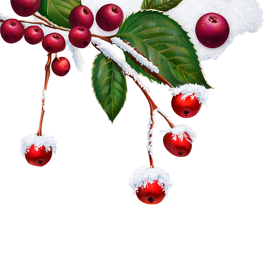 Download Winter Berries In Snow Png 04292024 | Wallpapers.com