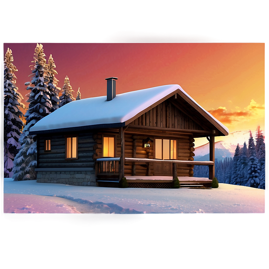 Winter Cabin Airbnb Png 92 PNG