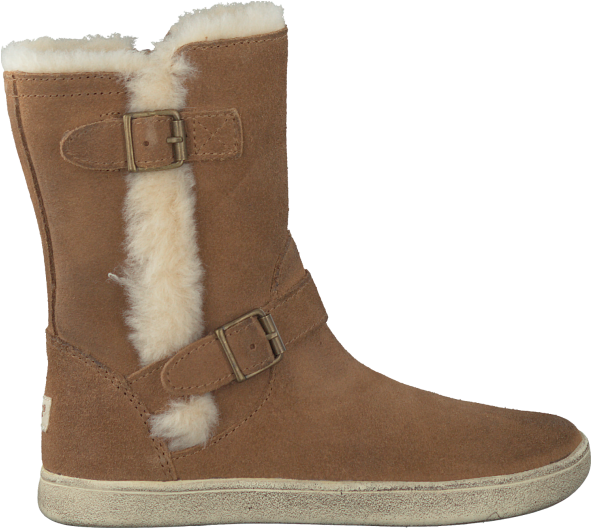 Winter Fur Lined Brown Boot.png PNG