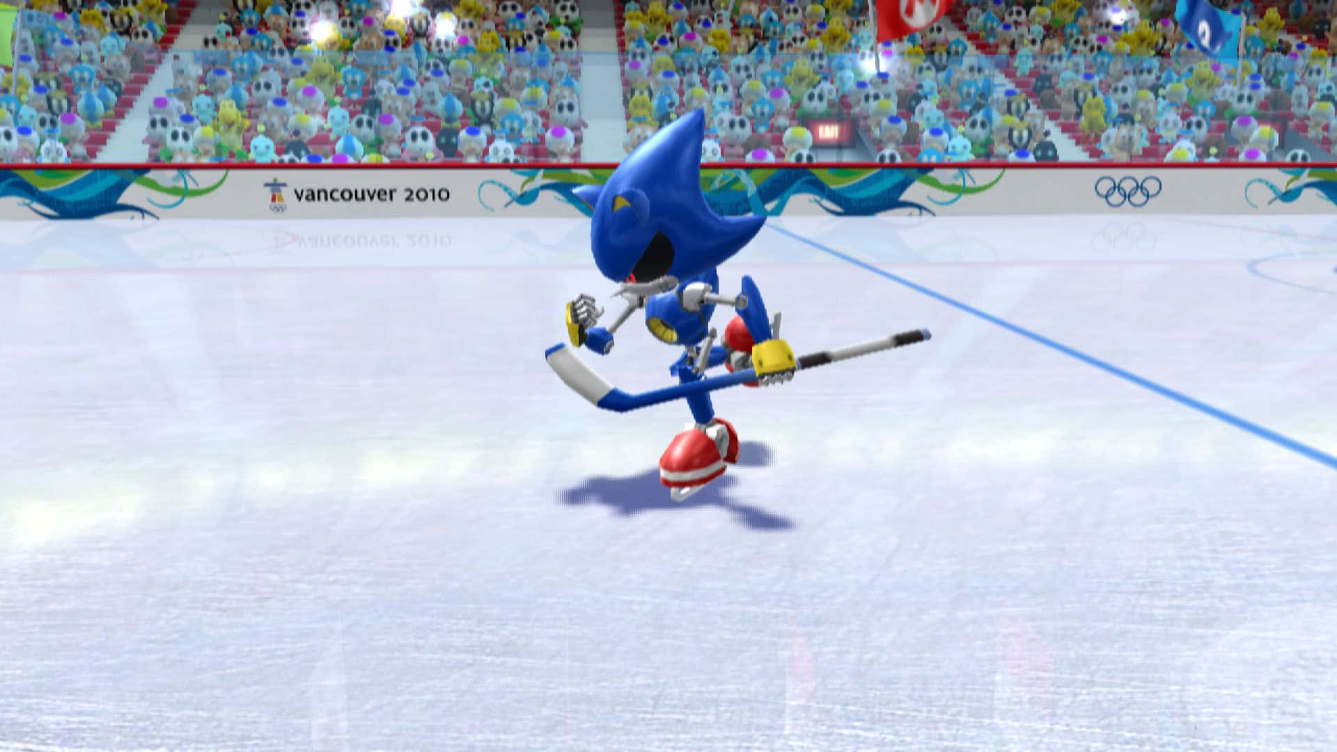 Caption: Thrilling Winter Games Action Wallpaper