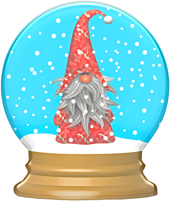 Winter Gnome Snow Globe.png PNG
