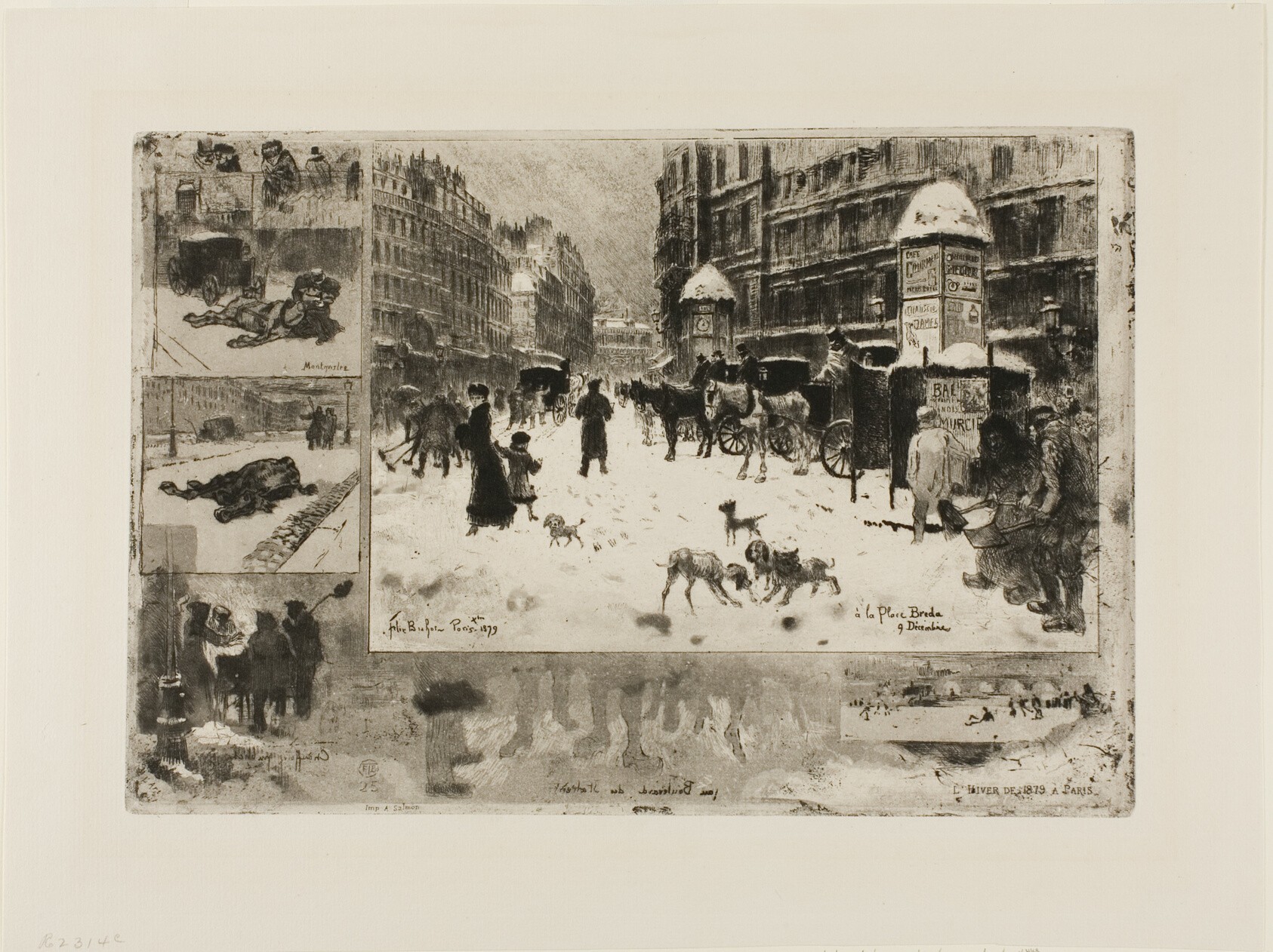 Winter in Paris Wallpaper
