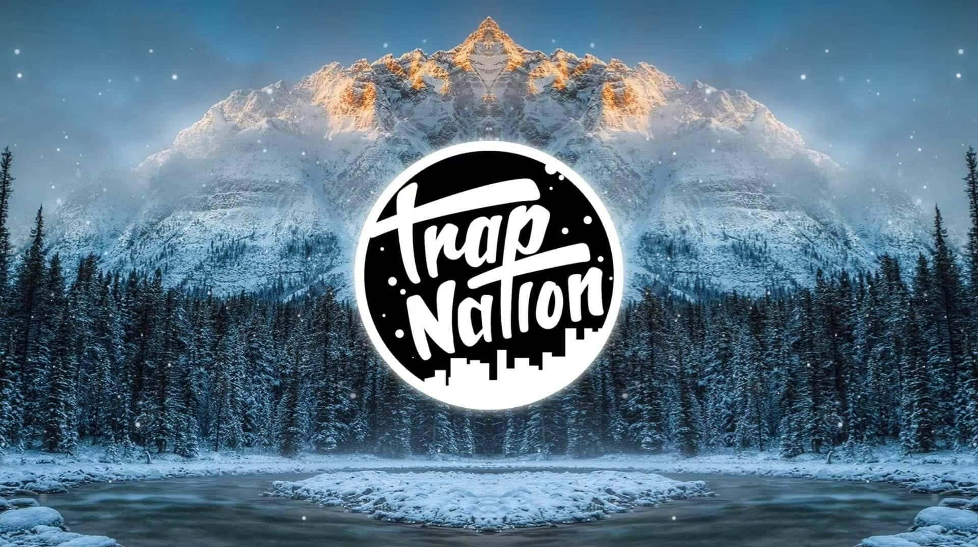 Winter Mountain Trap Nation Logo Wallpaper