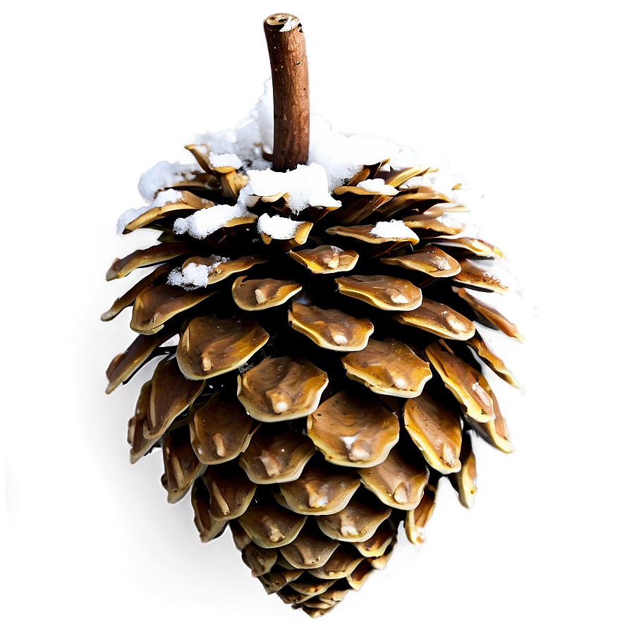 Winter Pine Cone Png Ygu12 PNG