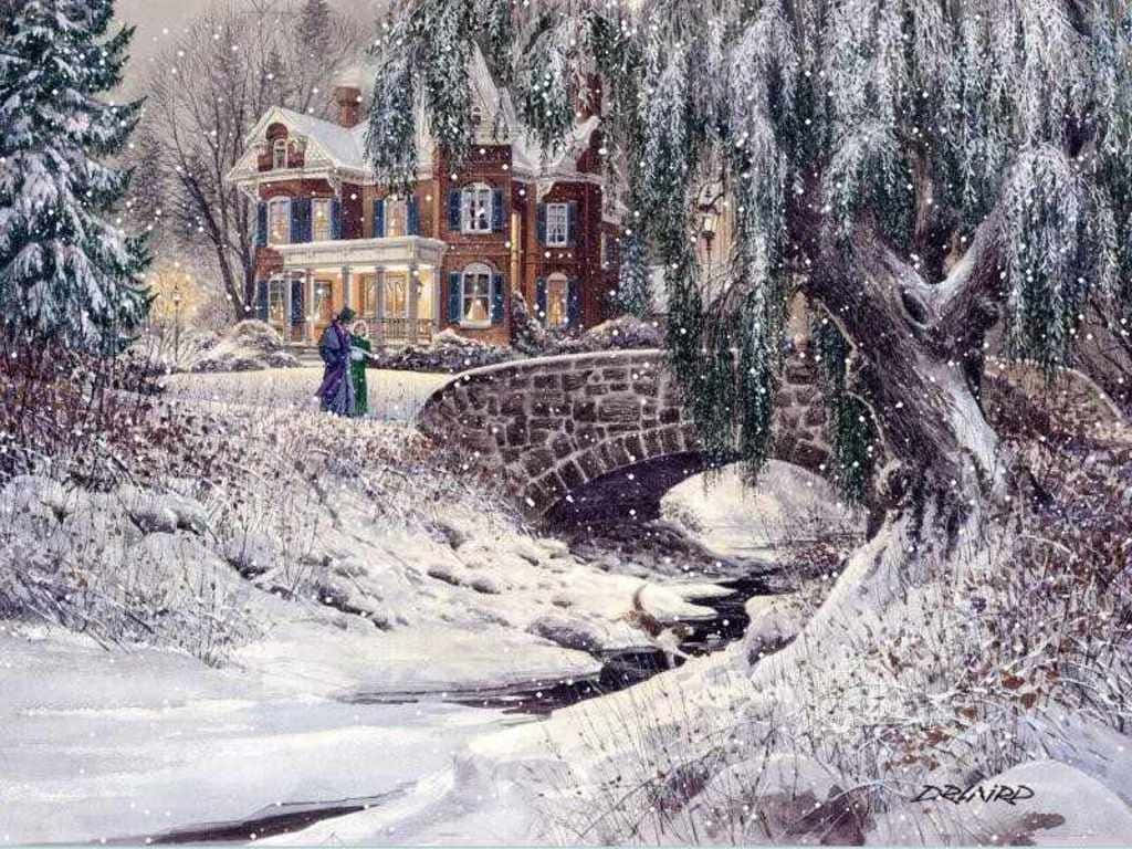 A snow-filled Winter Scene