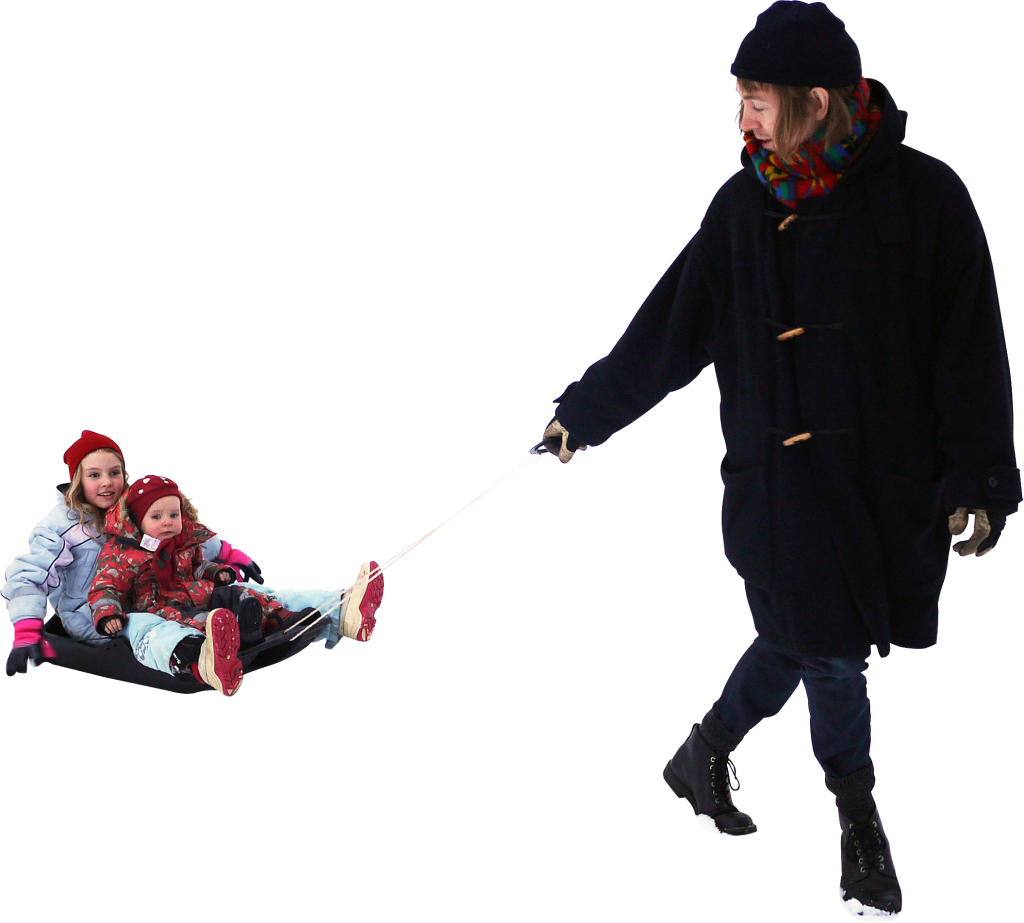 Winter Sled Funwith Family.png PNG