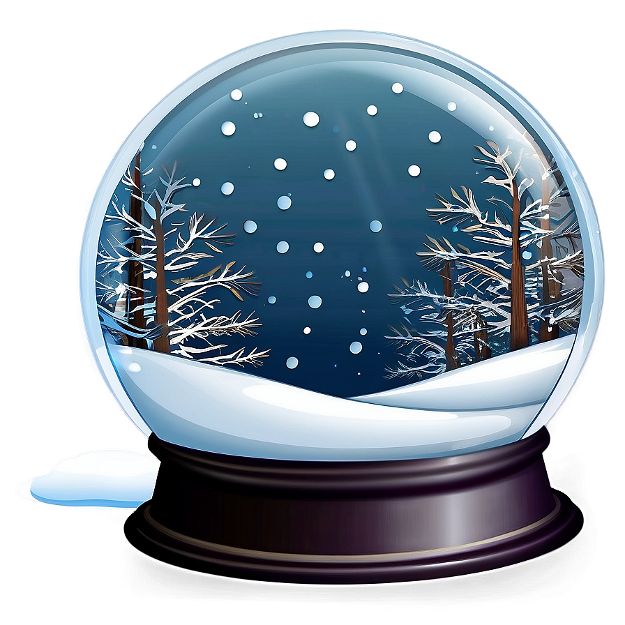 Winter Snow Globe Png 05032024 PNG