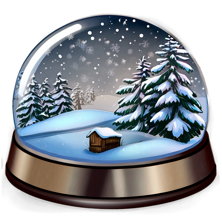 Winter Snow Globe Png 31 PNG