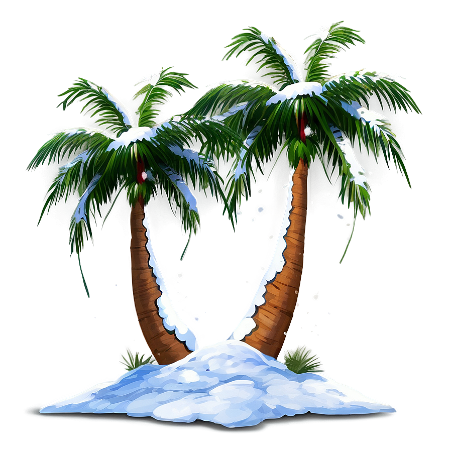 Winter Snow Palms Png 72 PNG