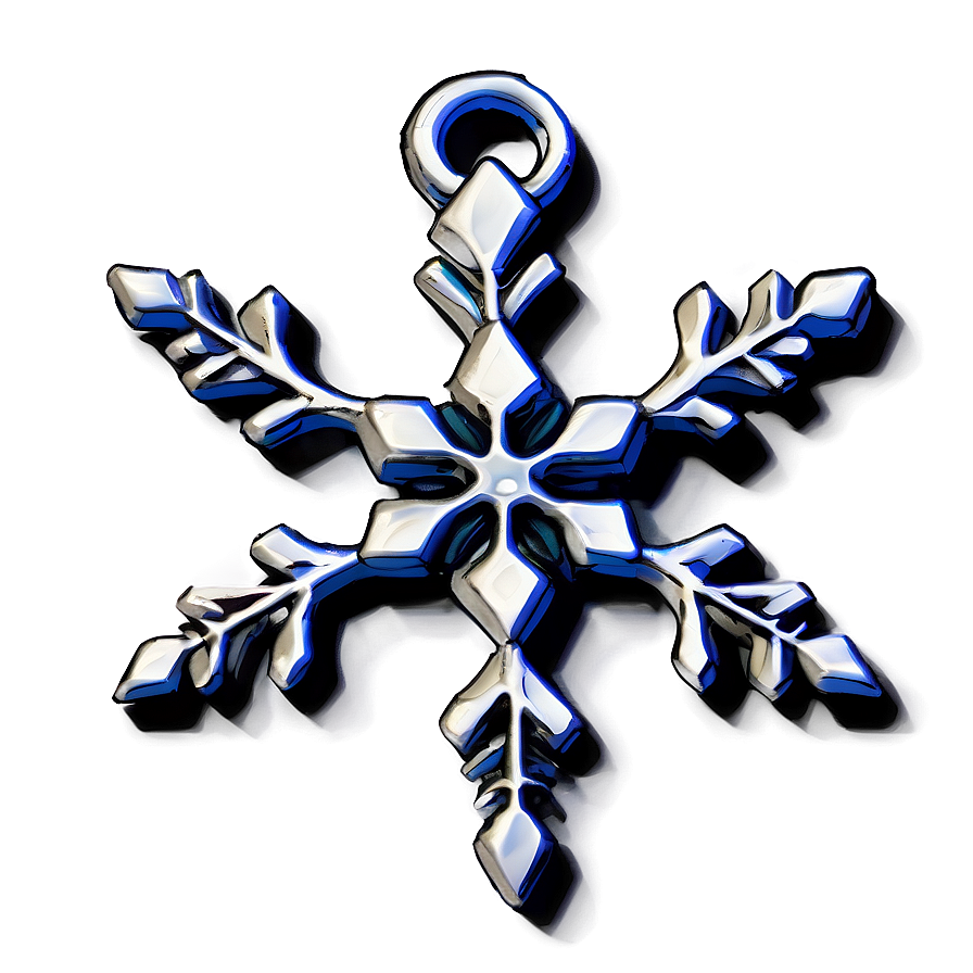 Winter Snowflake Charm Png 17 PNG