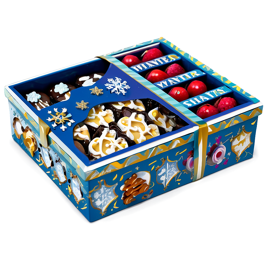 Winter Special Chocolate Box Png Frt PNG