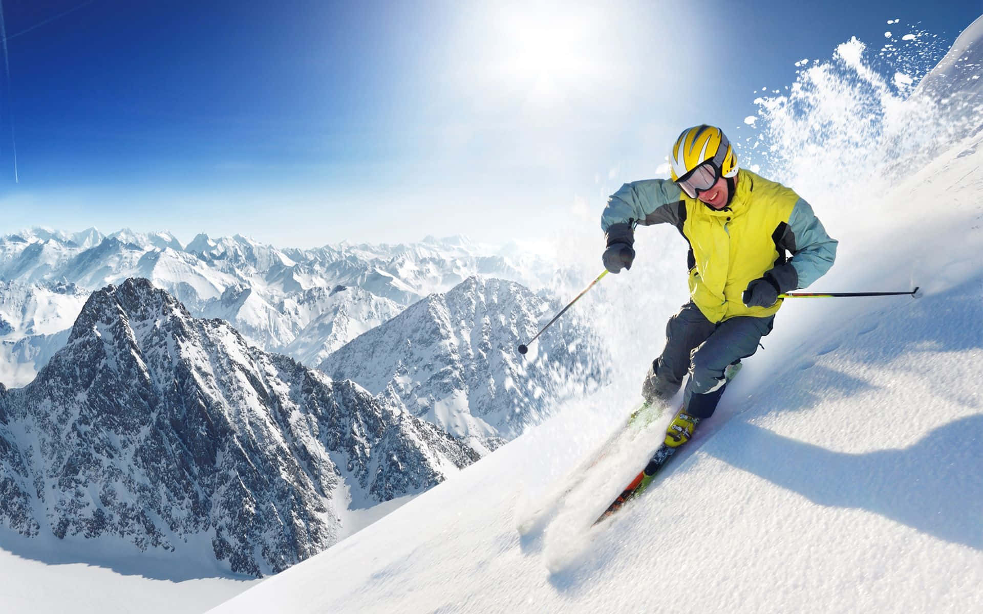 Exhilarating Winter Sports Action Wallpaper