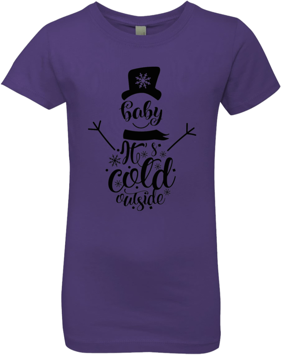 Winter Themed T Shirt Design PNG