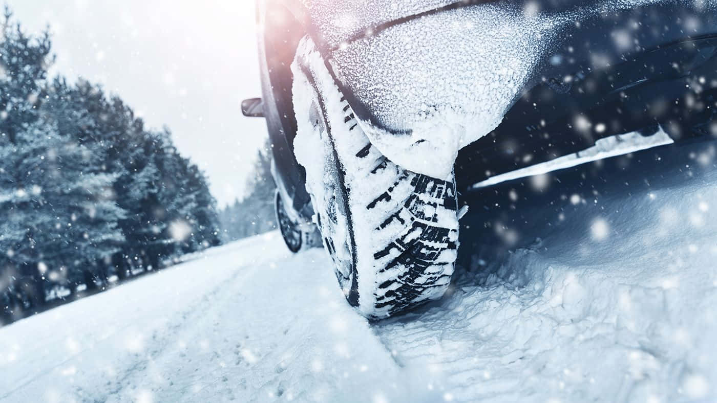 Conducciónsegura Con Neumáticos De Invierno Fondo de pantalla