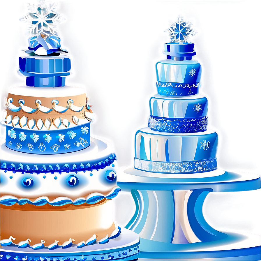 Winter Wedding Cake Png 91 PNG