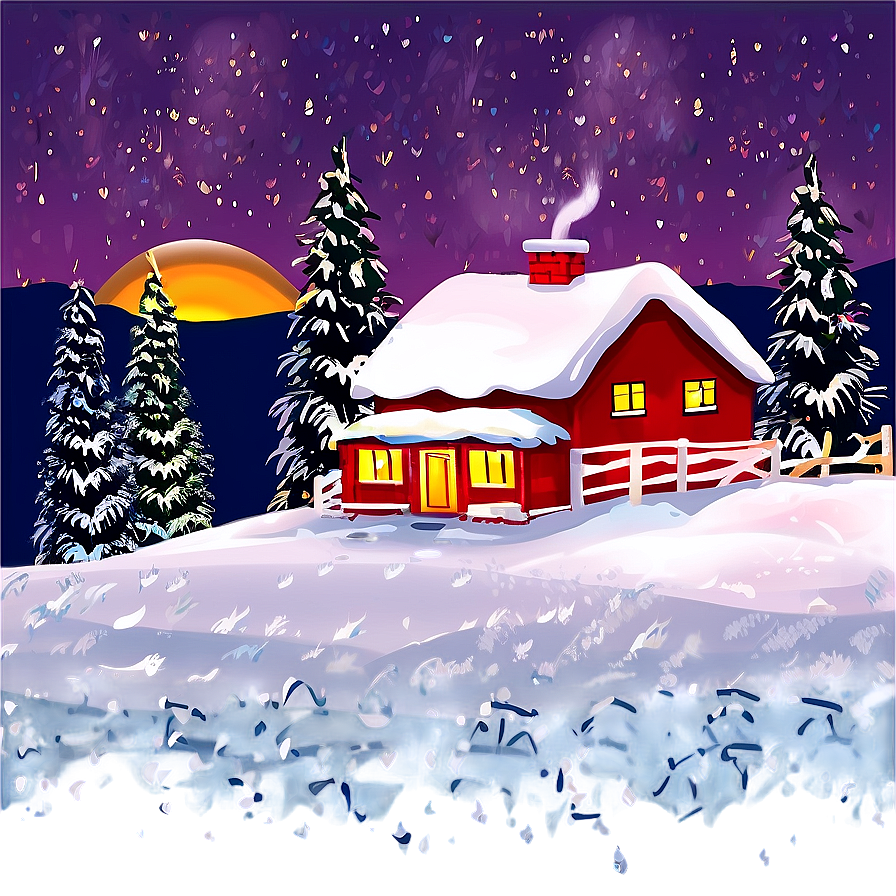 Download Winter Wonderland Holiday Scene Png Iga | Wallpapers.com