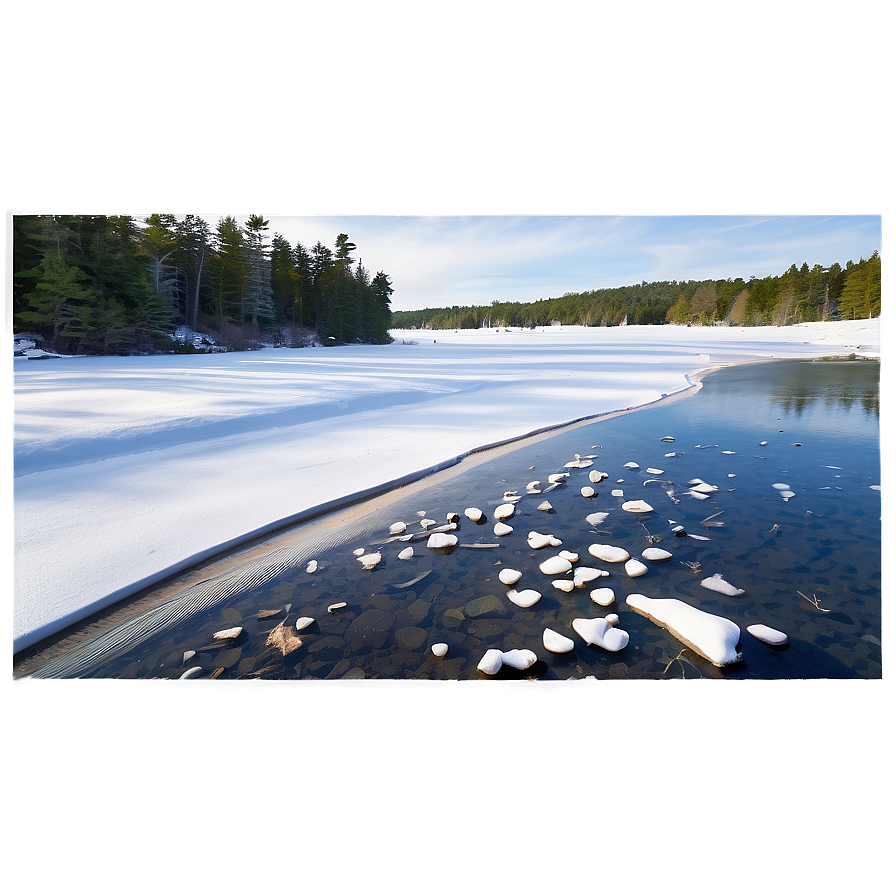 Winter Wonderland Maine Png 06202024 PNG