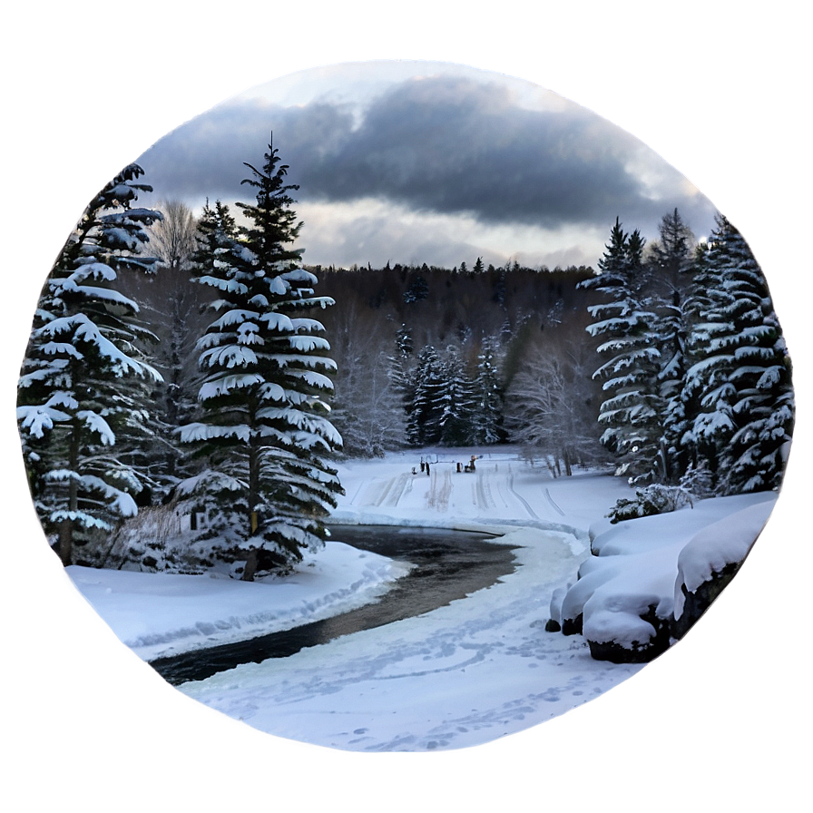 Winter Wonderland Maine Png 90 PNG