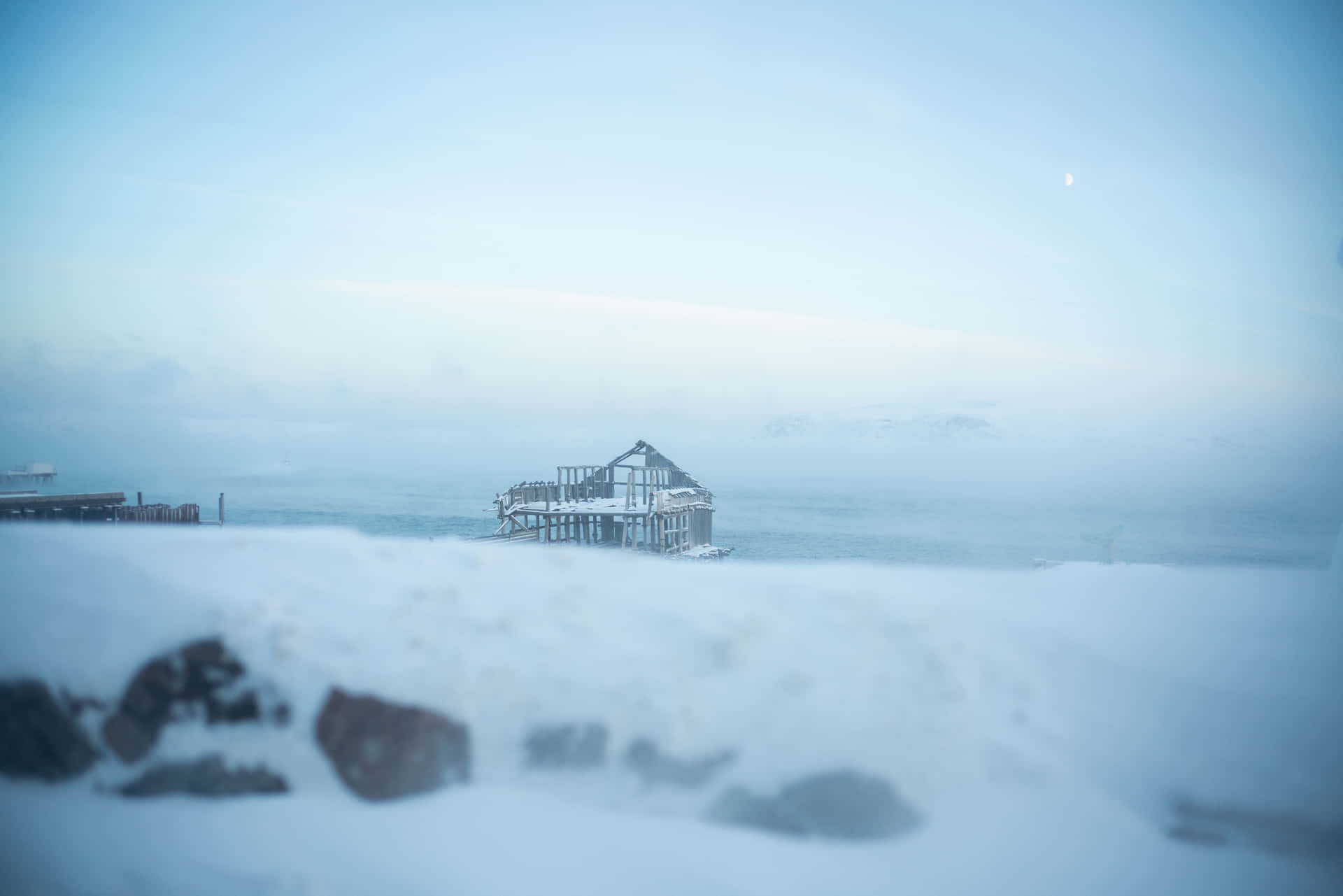 Imagende Paisaje Nevado En Un Verdadero Paraíso Invernal.