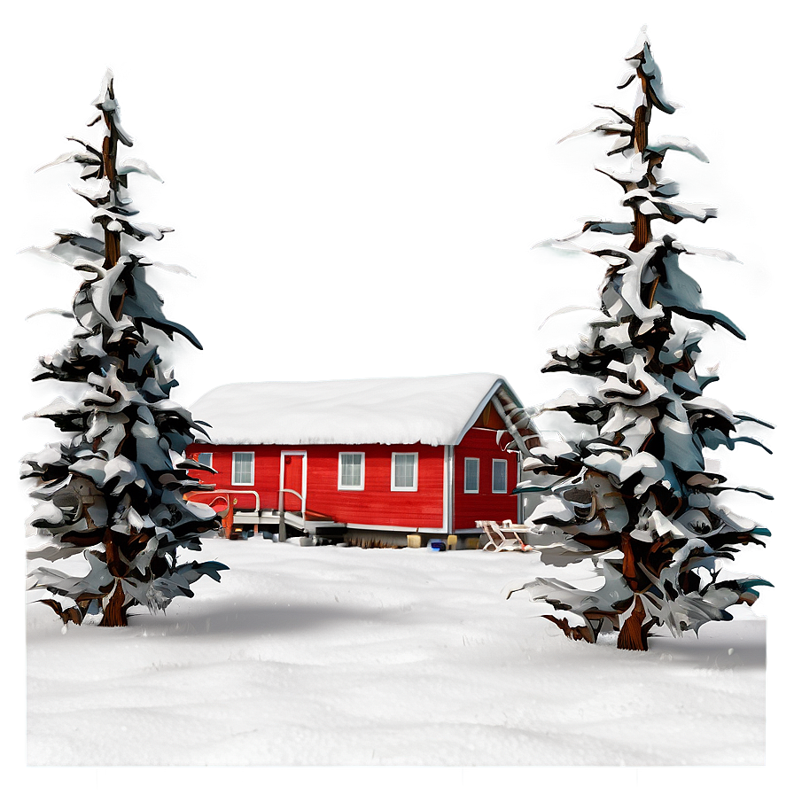 Winter Wonderland Scene Png 05212024 PNG