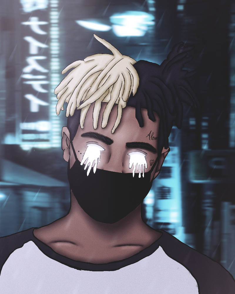 Wiped Out Eyes Of Cool Xxxtentacion Wallpaper