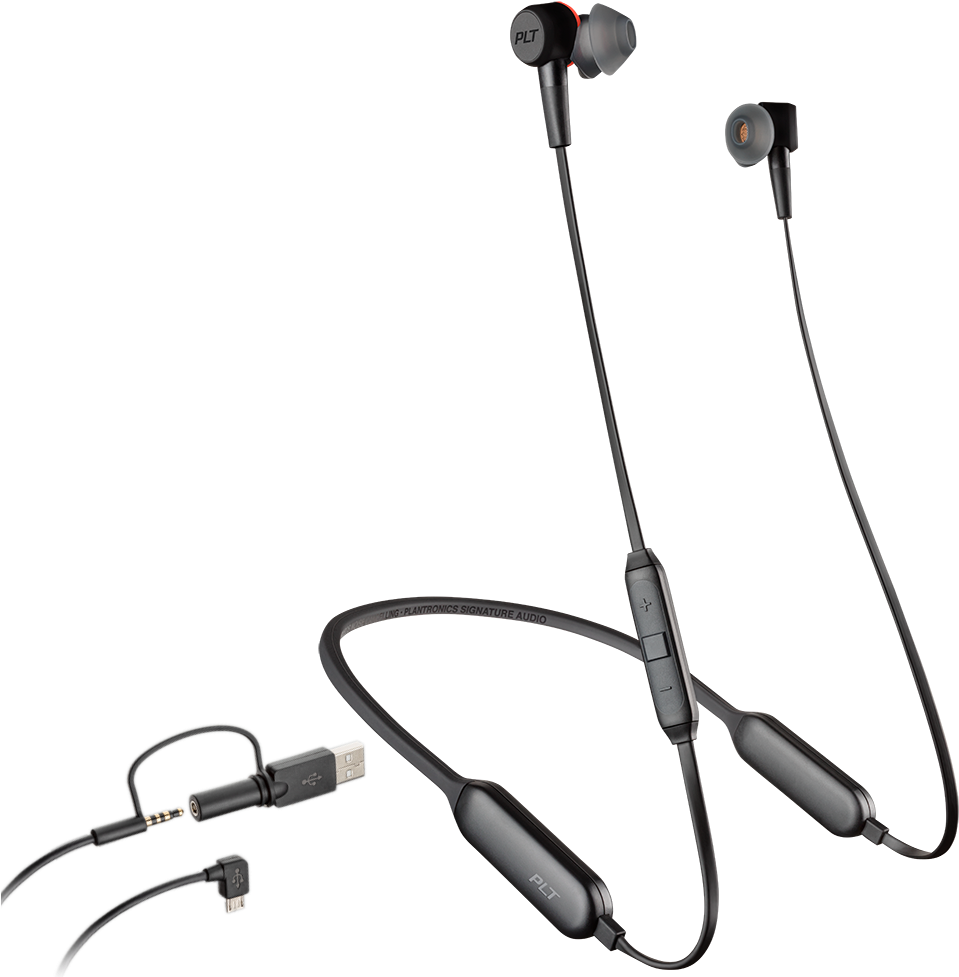 Wired Earbudswith In Line Control PNG