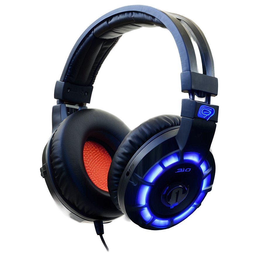 Wired Gamer Headphones Png 06132024 PNG