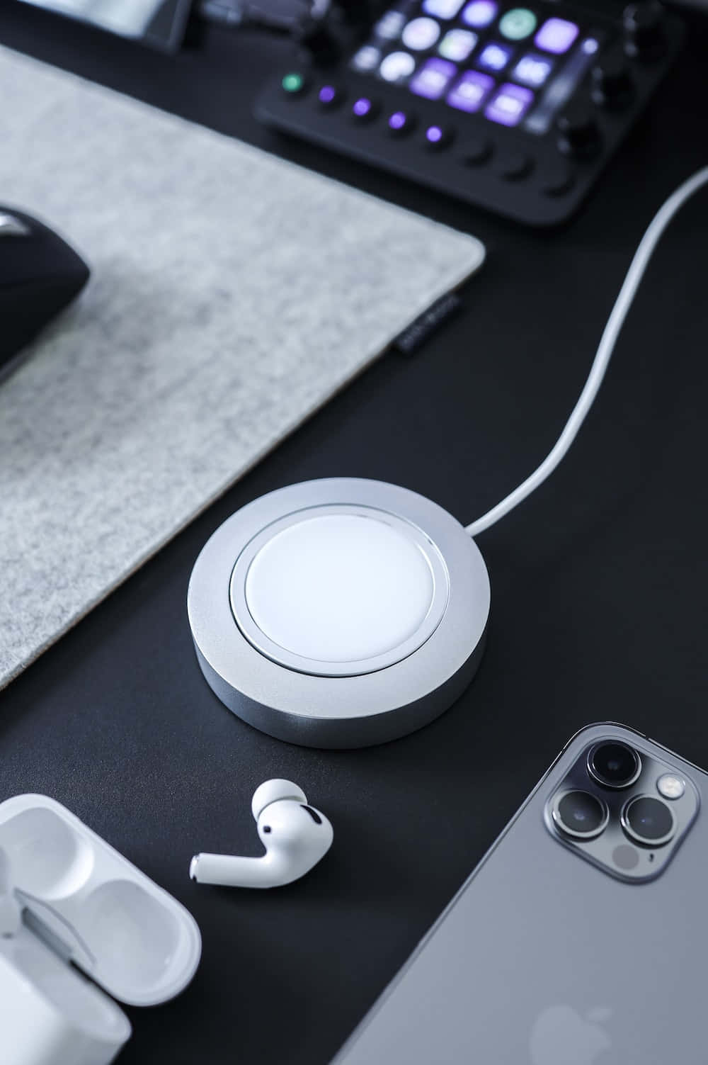 Get power anytime, anywhere with wireless charging. Wallpaper
