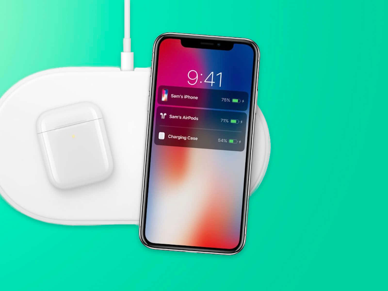 Goodbye to plugging wires - embrace wireless charging! Wallpaper