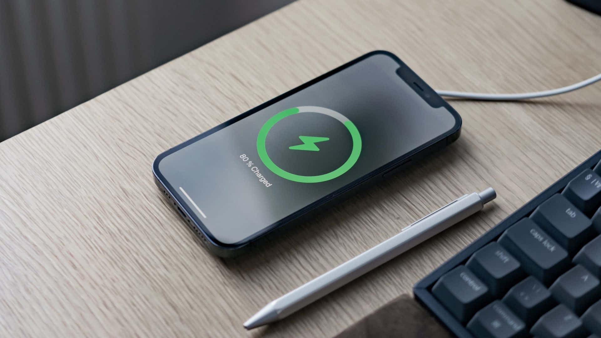 Seamlessly Power Your Device with Wireless Charging Wallpaper