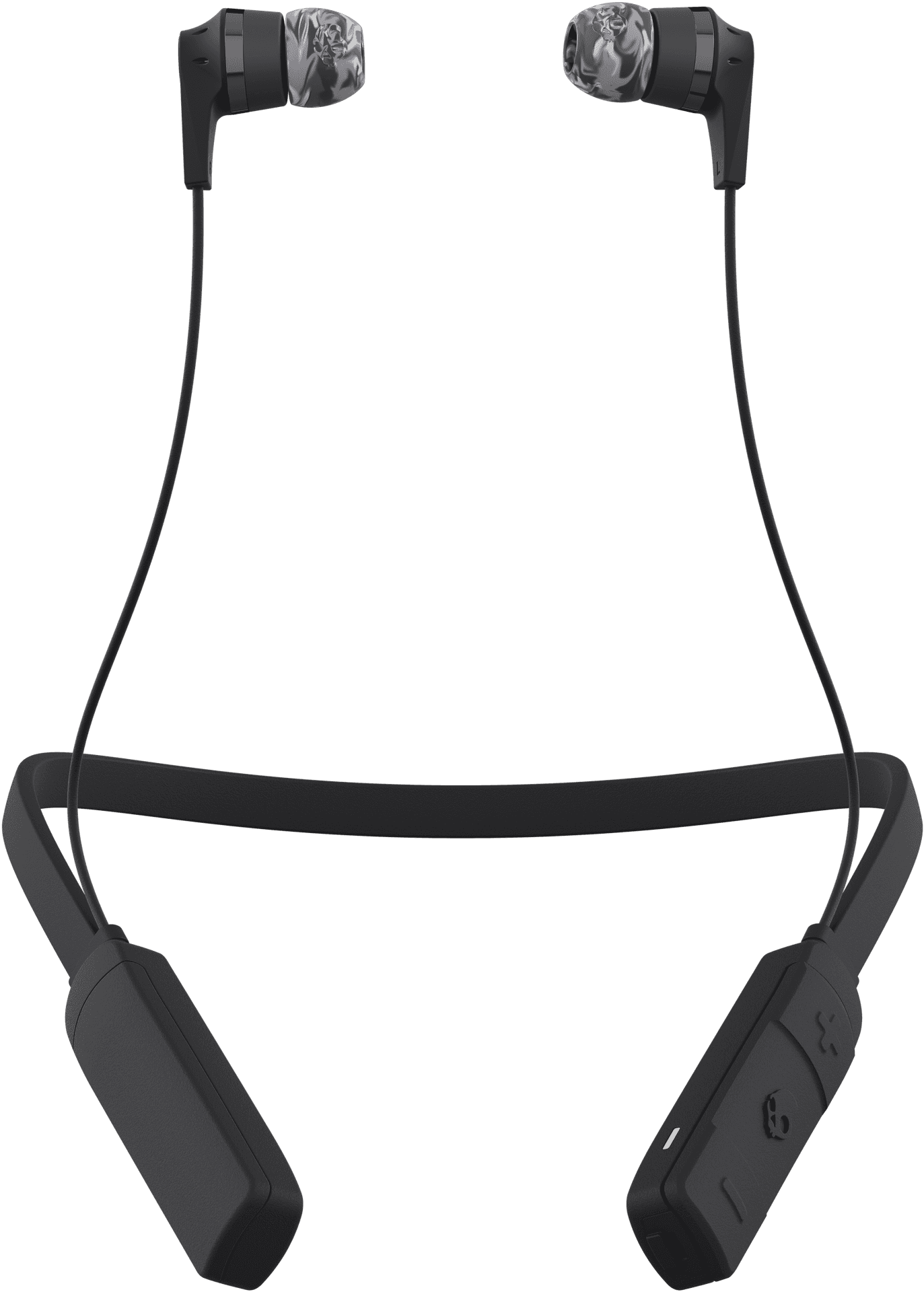 Wireless Earbuds Neckband Design PNG